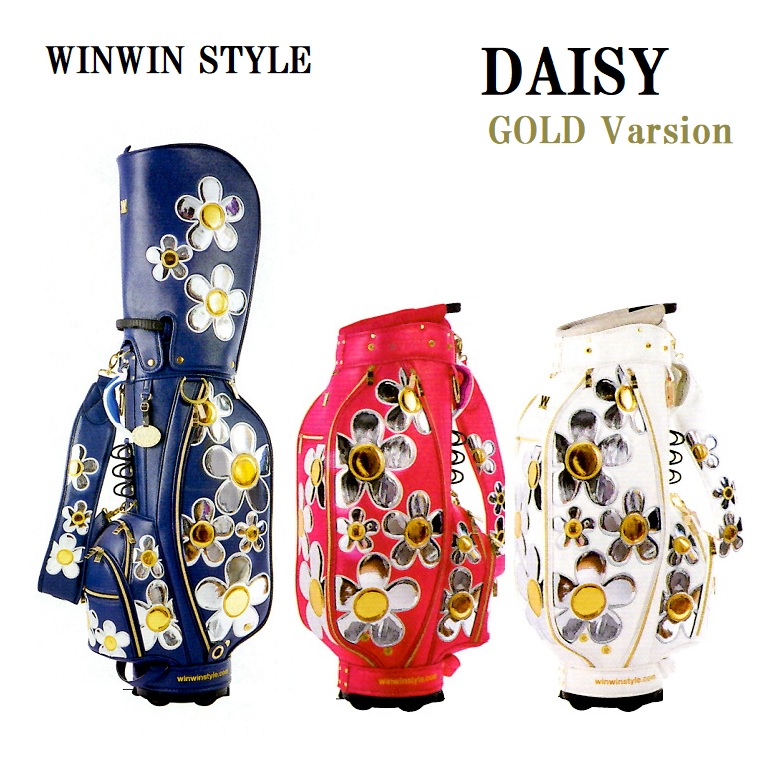 楽天市場】【WINWINキャディバッグ】DAISY デイジーカートバッグ GOLD