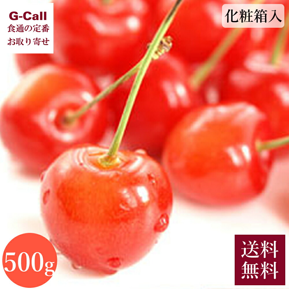 月夜野産 佐藤錦 夢 化粧箱入 2Ｌ～3Ｌ玉 二段詰め 500g 6月上旬から7月上旬出荷 送料無料 サクランボ さくらんぼ ギフト フルーツ 果物 贈答 くだもの