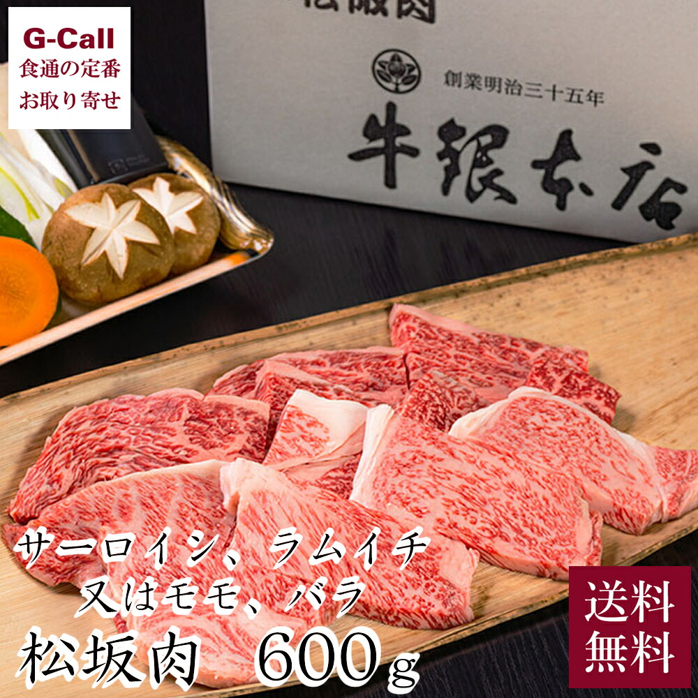 【指定日必須】牛銀本店 焼肉セット B 3～4人前 600g 送料無料 松阪牛 まつさかうし 料亭 老舗 牛肉 焼肉 自家製ポン酢 野菜 サーロイン ラムイチ モモ バラ｜G-Call 食通の定番 お取り寄せ 11,592円