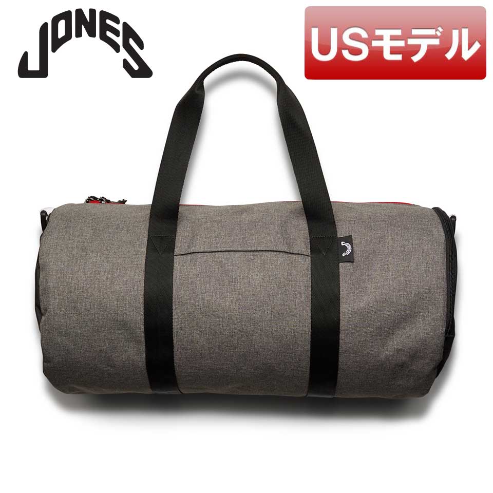 ジョーンズゴルフ バーシティ ダッフルバッグ JONES チャコールブラックレッド ボストンバッグ