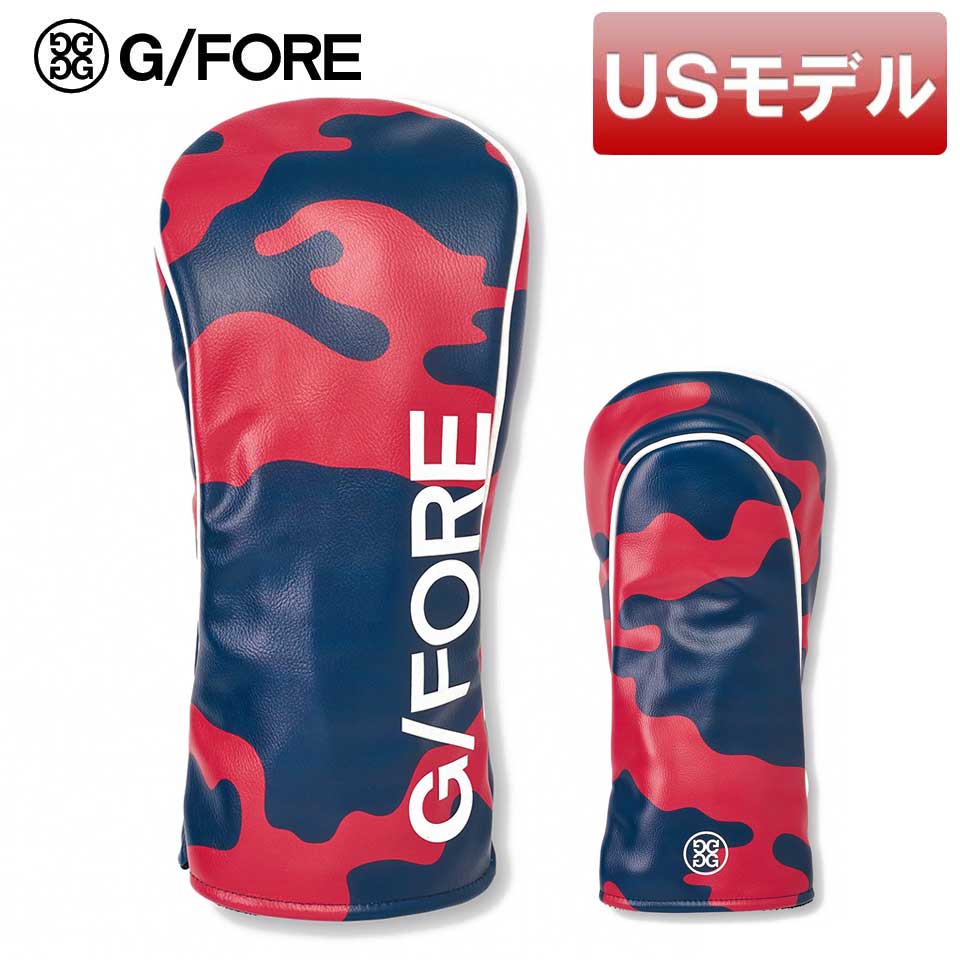 【USモデル】G/FORE CAMO VELOUR-LINED ドライバー用ヘッドカバー バーディカラー ネイビーレッド 460cc対応 ジーフォア カモ ベロア ラインド ヘッドカバー【新品】【即納】【あす楽対応】