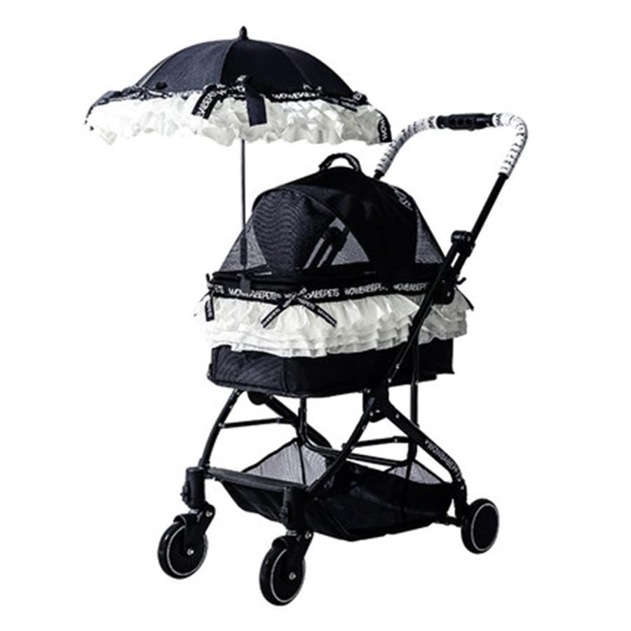 愛玩動物乳母車 取りはずし能力のあるな愛玩動物乳母車、 小型犬や猫用の携帯型手押し車、 2匹の小さな愛玩動物の悧巧の折りたたみ式市街電車、 85x46.5x102珊(Color