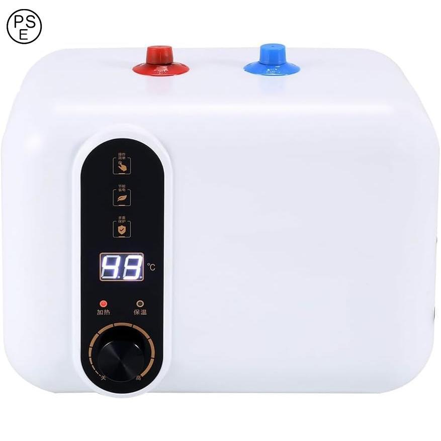電気給湯器 給湯器 110V 10L小型電気温水器 30℃~75℃ 調節可電気温水蛇口 過熱保護 節電 節水 水力分離 コンパクトで 取り付けやすい 住宅向け キッチン｜GoldenClover店