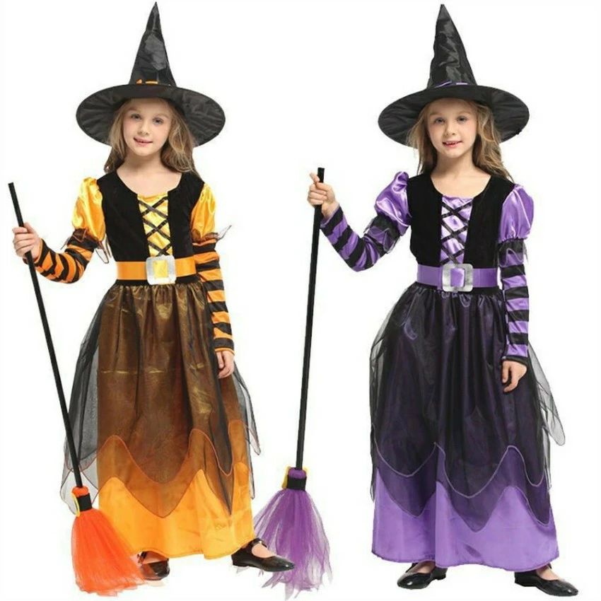 ハロウィンハロウィンコスプレ可愛い子供用パンプキン衣装パーティーコスプレ衣装子供魔女姫衣装帽子付き仮装舞踏会魔女演技服学校演劇 4,248円