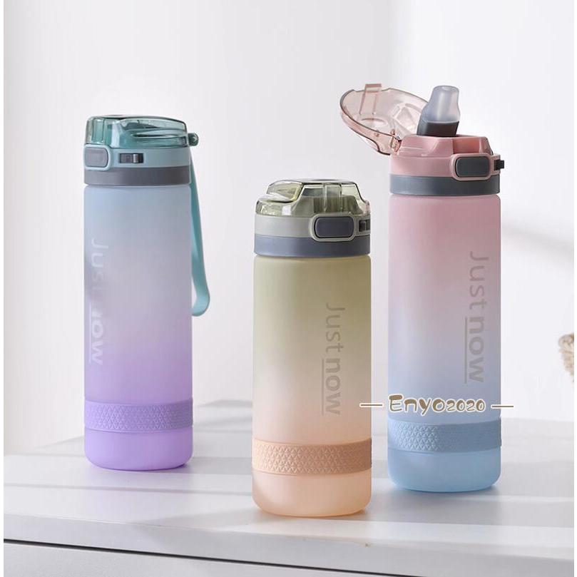 【楽天市場】水筒 ストロー 夏用 500ml グラデーション 子供 大人 通勤 通学 大容量 PP ピンク ジム 体操 ヨガ トレーニング