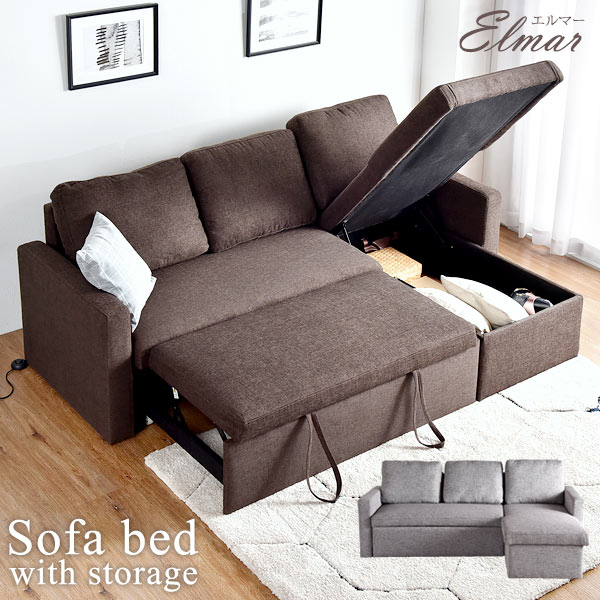 G Dreams Take Three Sofa Bed Beds With The Storing And Hang Sofas Having L Shaped Couch Tip Up Fabric Corner 3p Rakuten Global Market Sofa Bed Beds With The Storing