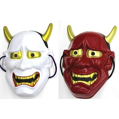 楽天市場】お面 般若(白・赤)セット【あす楽対応】 : 雑貨問屋 いち屋