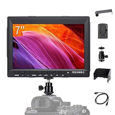 写真機＆テレビカメラ用管する 7in IPS 超薄型 固定ディスク 1280×800 4K HDMI 最終生産物/インプット FW759 日本語築き上げる オンカメラ 活動の領域管する 一眼二眼レフ 見せびらかす 写真機映画化突きとめる用