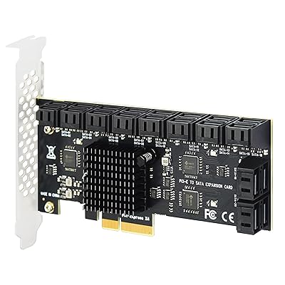 SA3220J 20界面 PCIe 3.0 X2 SATA 押しひろげる歌留多、Windows、リナックス、Mac os、NASに相応う
