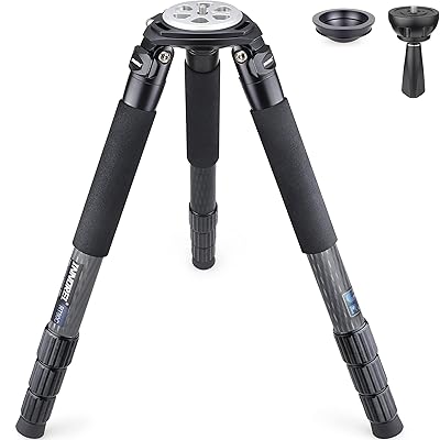 カーボン 超大型 三脚 カメラ ナットロック式 耐荷重 40KG 四段伸縮 11-200CM 360° パノラマ 40/36/32/29MM パイプ径 75MM ボウルアダプター ビデオ デジタルカメラ 望遠レンズ デジカメ DSLR ミラーレス プ