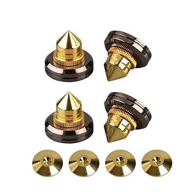 楽天市場】Flushbay 4個セット インシュレーター スパイク 金属製