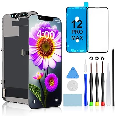 iPhone 12 Pro Max 液晶ダイアログボックス 画面取り替えっこ 一揃いの道具 - 6.7in 向こう正面ダイアログボックス LCD タッチパネル 取りつくろう