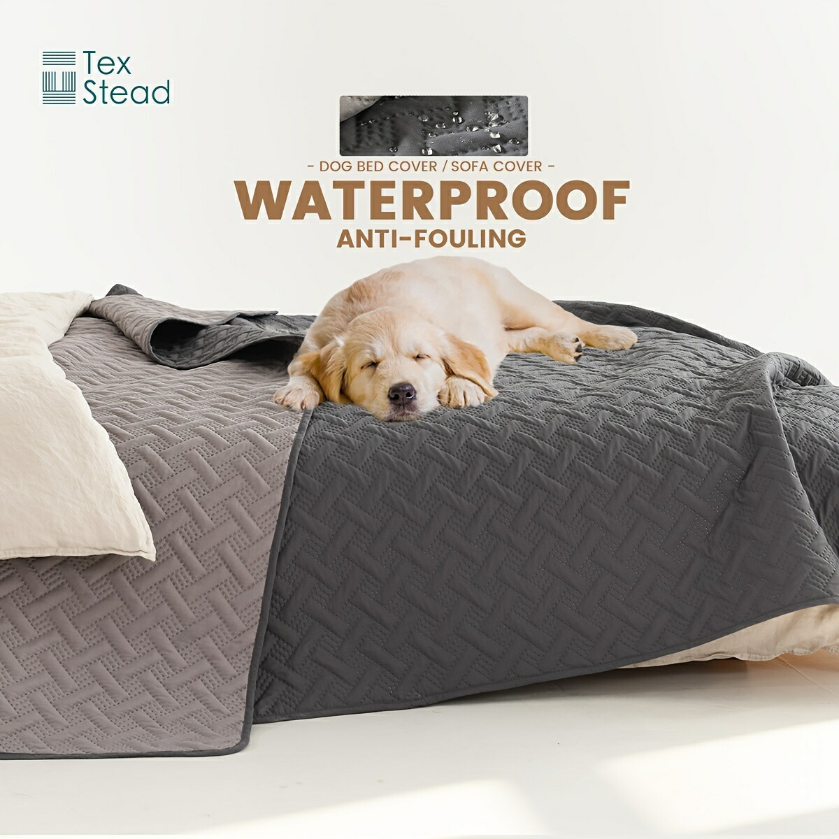 防汚ソフトペットベッドカバー,両面犬用毛布,保護すること調度品,寝椅子,寝椅子,車,1個