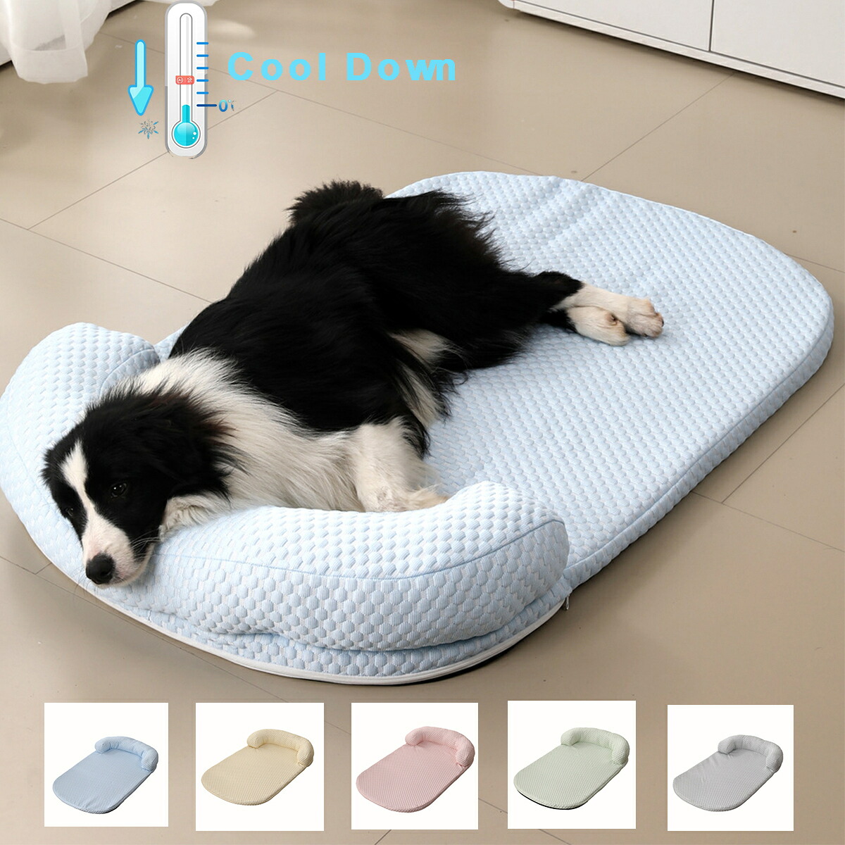 通気性のある春夏落ち居る大型犬臥榻 Ati-slip 猫臥榻枕付き添い人内燃機関地絹出どころ犬臥榻小型犬