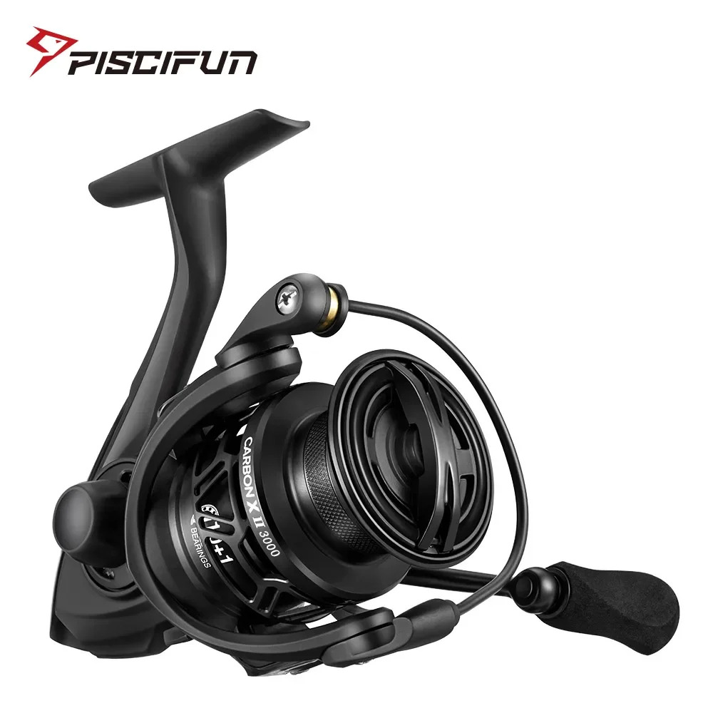 Piscifun 炭素 X2 スピニングリール 最大限度ドラグ力 10kg 超軽さ 156g 掛け目 回転子 6.2:1/5.2:1 10+1