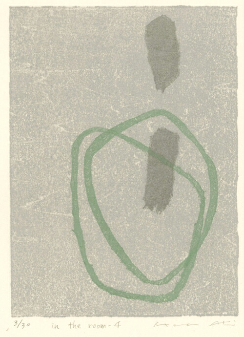 版画/木版画 安芸真奈 in the room-4 現代アート 抽象 送料無料
