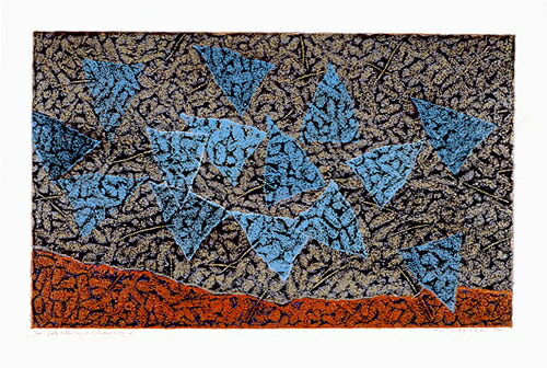 銅版画 : 筆塚稔尚「waltz for claire」 銅版画 : 筆塚稔尚「waltz for claire」