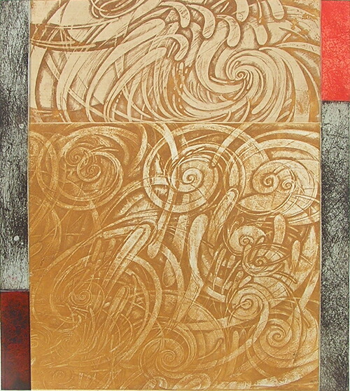 版画/銅版画 林孝彦 風蒔く日々-時化 現代アート 抽象 送料無料|ギャラリーファインアート