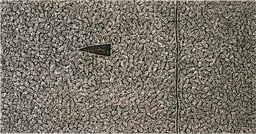版画/木版画 筆塚稔尚 漂泊の境界―5 現代アート 抽象 送料無料
