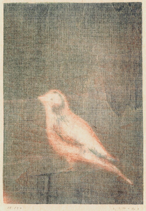 楽天市場】絵画 えもときよひこ 木版画 『森のふくろう』 夜景 森 鳥