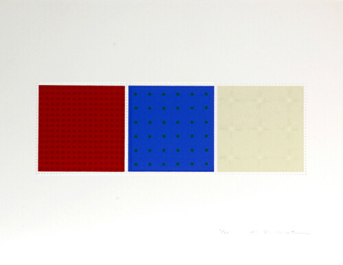 版画/ｼﾙｸｽｸﾘｰﾝ 坪田政彦 彩・点・透-H 現代アート 抽象 送料無料