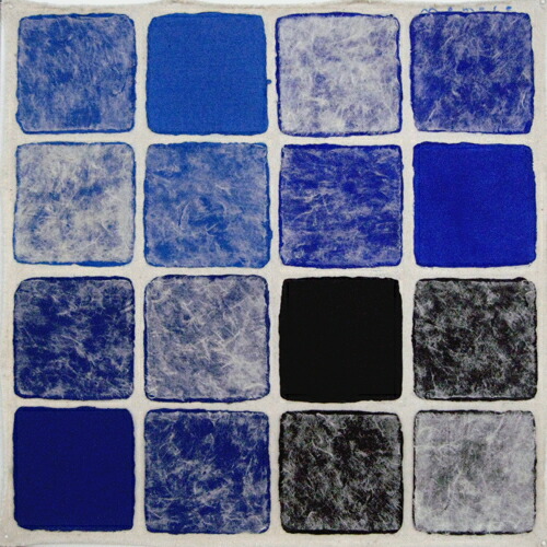 絵画/ミクストメディア 百瀬寿 NE. Blue to Black 絵画 現代アート 抽象 送料無料