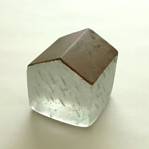 楽天市場】オブジェ/ｷｬｽﾄｶﾞﾗｽ 扇田克也 OGFA-27 HOUSE 現代アート 抽象