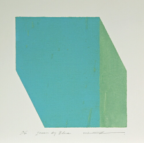 版画/ｸﾛｽｸﾞﾗﾌ 黒木周 Green by Blue 絵画　現代アート 抽象 送料無料 27,170円
