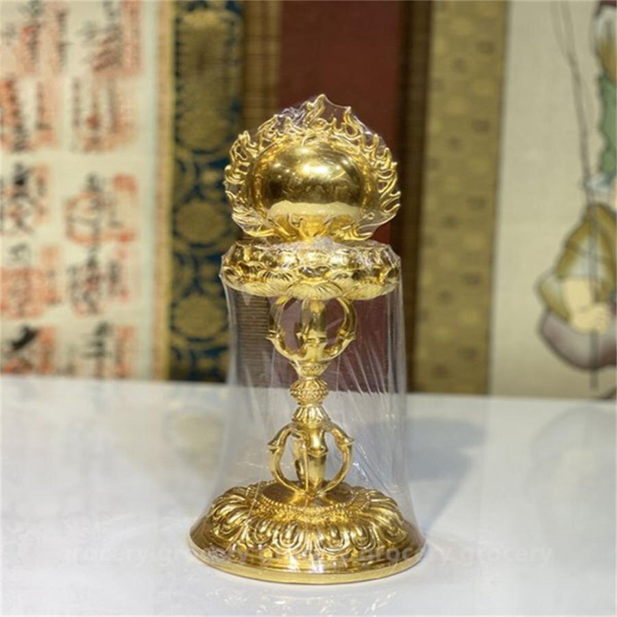 佳品 手作り 密教 法具 仏教 真鍮製摩利宝珠 舍利塔