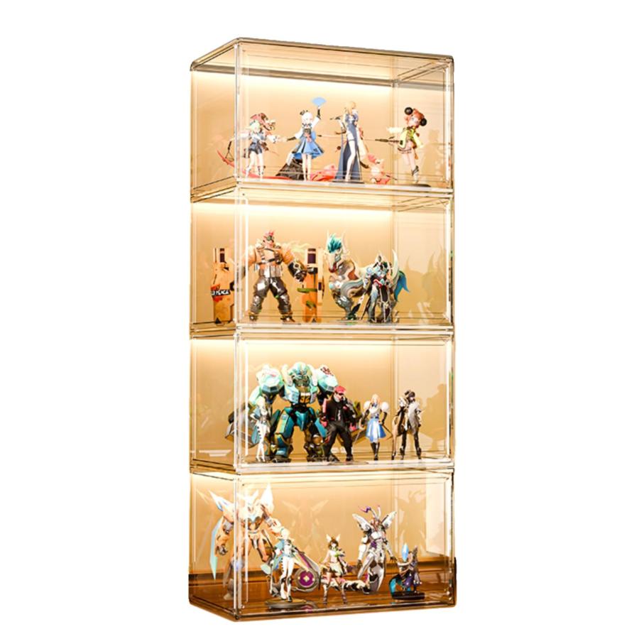 フィギュアラック 大容量 HD透明 ディスプレイラック 収納棚 整理棚 収納ボックス フィギュアラック ションケース ディスプレイケース