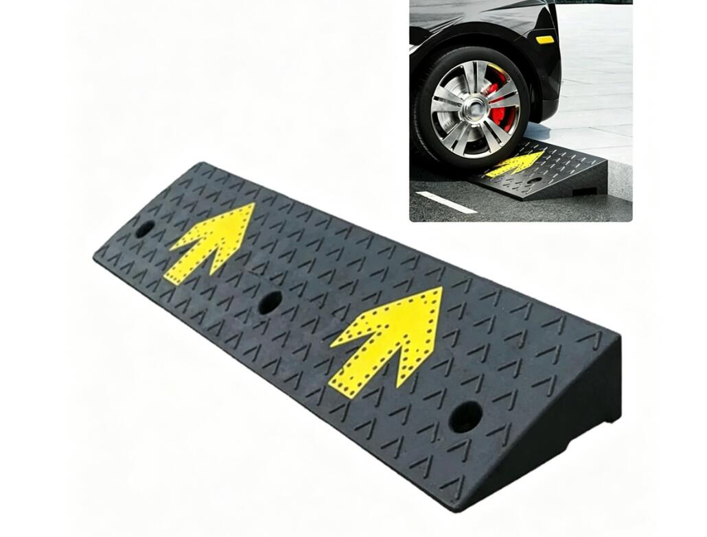 道路 段差スロープ 高さ 5~13cm, 滑り止 段差解消プレート 幅 25cm/30cm, ゴムス 段差スロープ に適用 図書館 電気自動車 倉庫 コンビニ｜G-FRONTIER店 11,130円