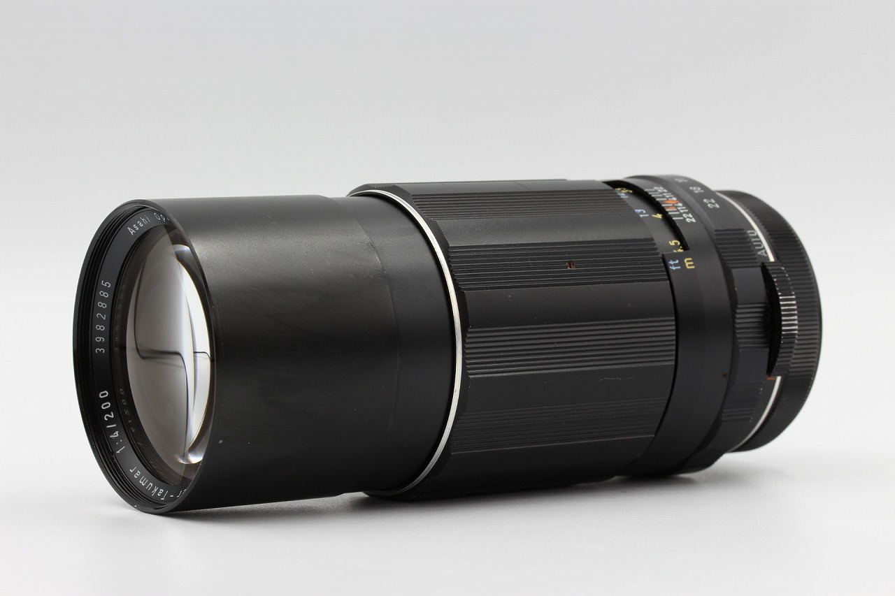 【中古品】旭光学　Super Takumar 200mm f4　M42マウント