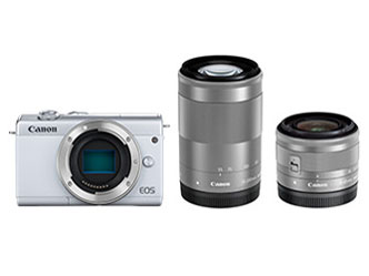 Canon EOS M200 キヤノン ダブルズームキット [ホワイト] カメラ