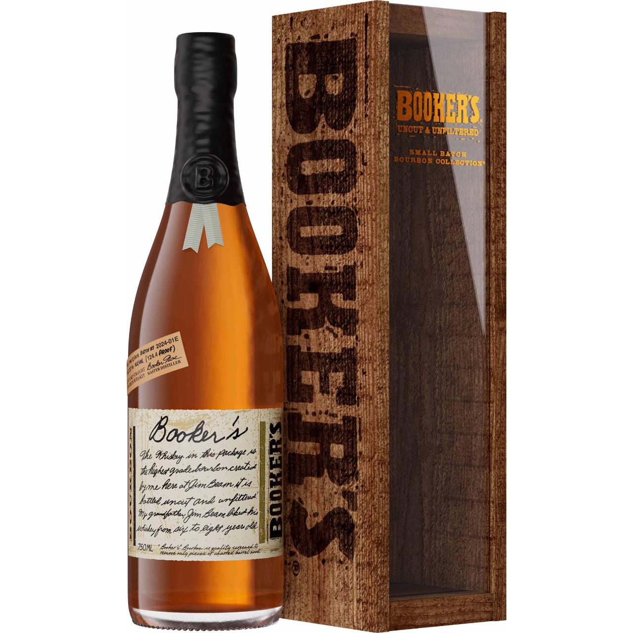 BOOKER'S 2022 木箱入り ケンタッキーバーボン 750ml ☆BOOKER'S 2022 木箱入り ケンタッキーバーボン 750ml（新品