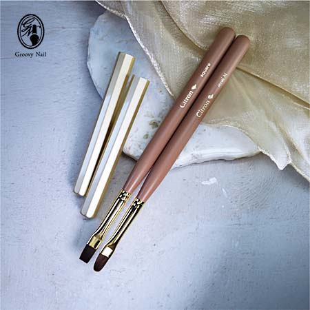 TOY'S ✖️INITY 圧抜き筆、圧筆、ネイル筆 4本セット　新品未使用 TOY's Brush atelier Rond スクエア2【ゆうパケット】 | ネイル