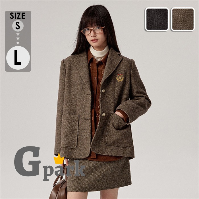 スーツ 女の子 女子 制服 スクールブレザー 黒 学生 上衣 ジャケットウール 女子高生 復古  レディース 中学生 高校生 ブラック ブラウン スタンダードタイプ  dp123c6c6m7
