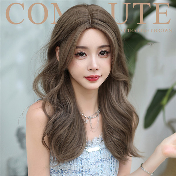 ウィッグ 巻き髪 自然 通気 前髪 ロング wig ミディアム ストレートカツラ フルウィッグ レイヤー かつら 女性 ネット付き レディース コスチューム コスプレ 耐熱