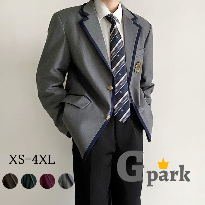 XS-4XL 男の子スーツ 入学式スーツ 卒業式 ジャケット jk 学生服 無地 コート 上下セット 男子高生制服 フォーマル スーツジャケット 発表会 制服 長袖 コスプレ衣装 大きいサイズあり グリーン レッド ブラウン グレー mc062zbzbm7｜キッズ衣装 通販Ｇパーク