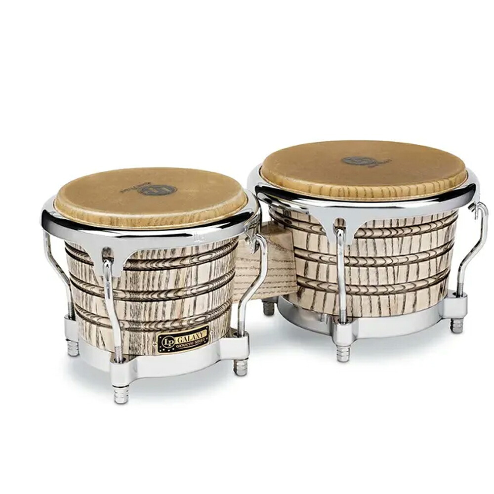 【10日までポイントUP】LP エルピー ボンゴ LP793X-C LP GalaxyR Giovanni Series? Wood Bongos Chrome Hardware