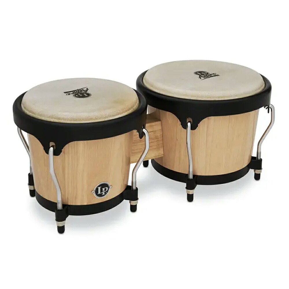 【10日までポイントUP】LP エルピー ボンゴ LPA601-AW LP Aspire Wood Bongos Black Hardware