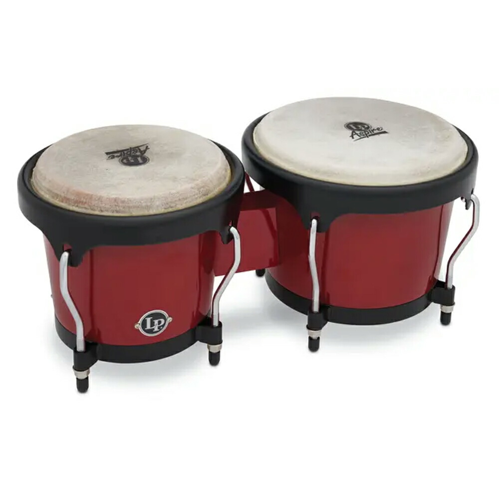 【10日までポイントUP】LP エルピー ボンゴ LPA601F-RD LP Aspire Fiberglass Bongos Black Hardware