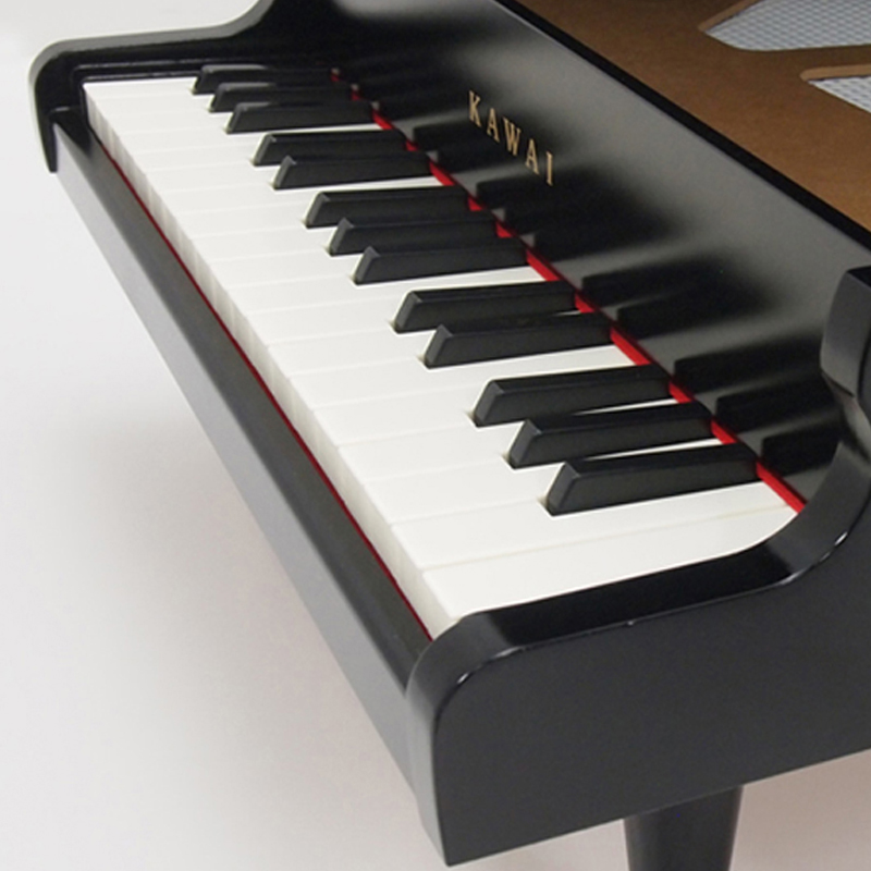 KAWAI グランドピアノ 1141 河合楽器製作所 トイピアノ 黒 32鍵盤 知育玩具 楽器玩具 ミニピアノ カワイ ブラック おもちゃ