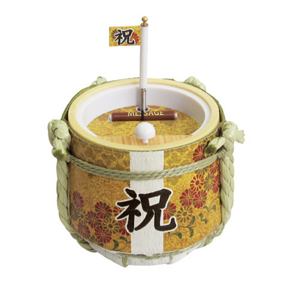 祝樽オルゴール 金屏風 ~HAPPY BIRTHDAY~ ニデックインスツルメンツ オルゴール インテリア・寝具・収納-オルゴール