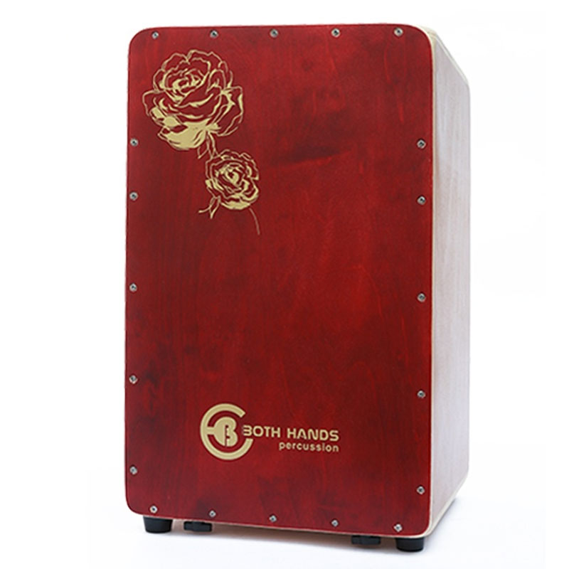 【10日までポイントUP】BothHands PERCUSSION カホン BHC-RR ROSE CAJON 収納バッグ付 ローズカホン アコースティックドラム ボスハンズパーカッション