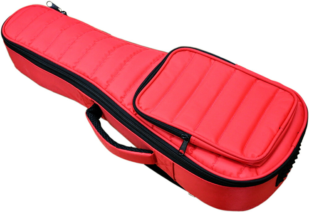 ORCAS もこもこ ソプラノウクレレ用ギグバッグ OUGC-1 RED レッド オルカス
