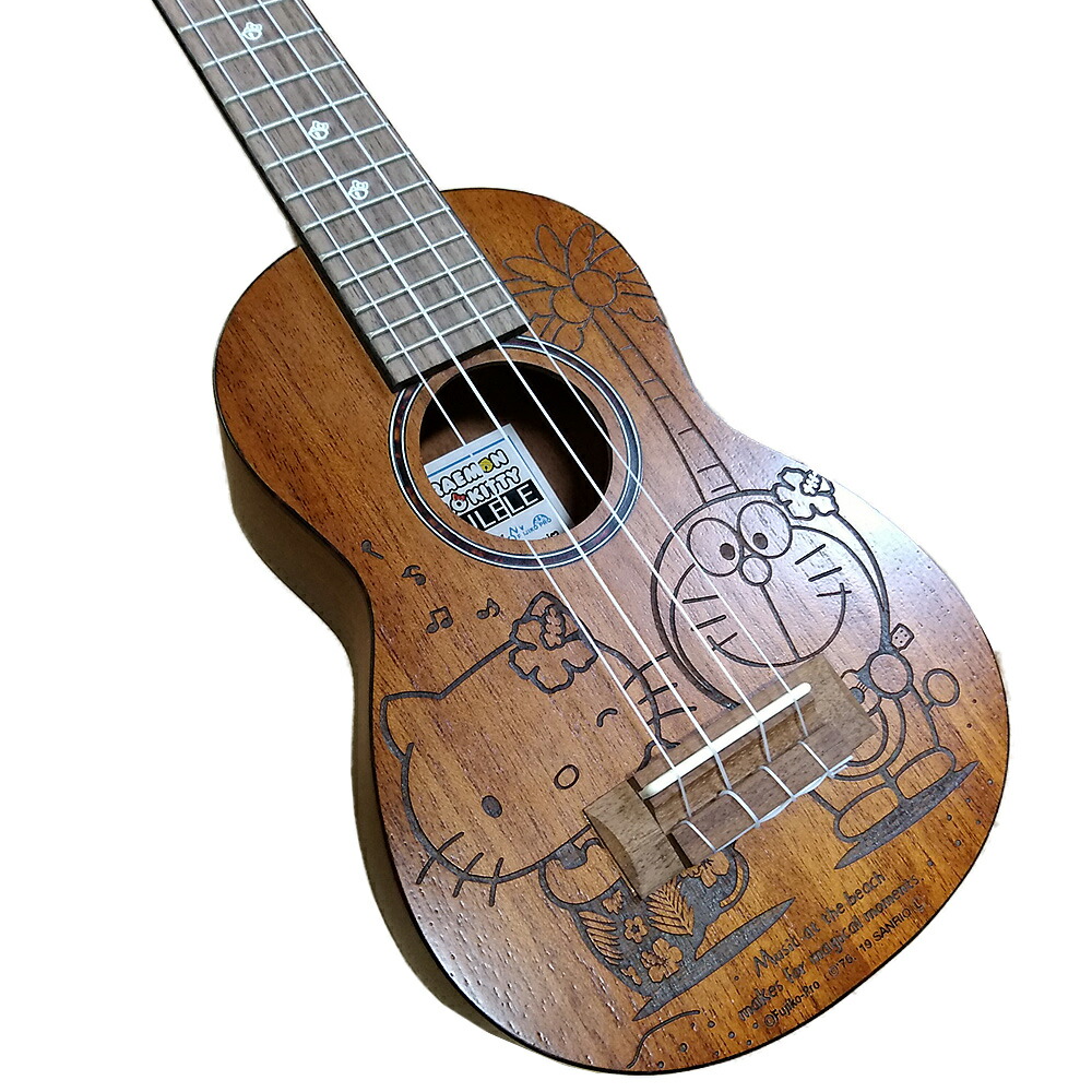 Leho ドラえもん ハローキティ ソプラノウクレレ Doraemon Hellokitty ドラえもんチューナー クリップセット Ukulele Smtb Kd Rcp septicin Com