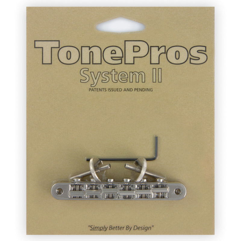 TonePros ブリッジ AVR2-N ニッケル Replacement ABR-1 Tuneomatic