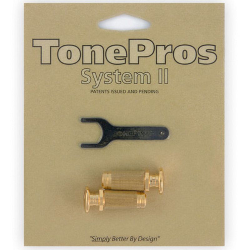 TonePros ロッキング・スタッド SPRS2-G ゴールド Standard Locking Studs for PRS
