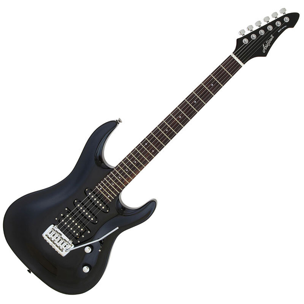 AriaProII エレキギター MAC-STD MBK ケース付