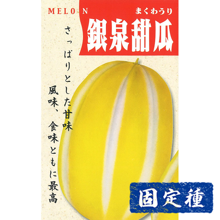 楽天市場】銀泉まくわ瓜 国内採種品 ぎんせんまくわうり Ginsen Makuwa